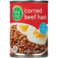 Food Club Corned Beef Hash, 14 Ounce