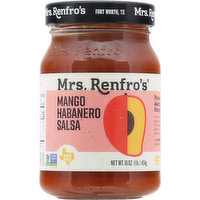 Mrs. Renfro's Salsa, Mango Habanero, Medium Hot, 16 Ounce