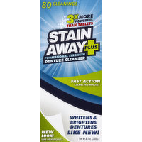 Stain Away Denture Cleanser, Professional Strength, 8.1 Ounce