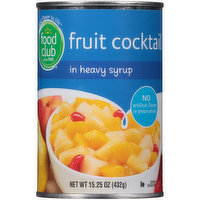 Food Club Fruit Cocktail In Heavy Syrup, 15.25 Ounce