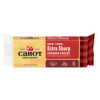 Cabot Creamery Cheese, New York, Extra Sharp Cheddar, 8 Ounce