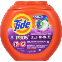 Tide Detergent, 3 in 1, Spring Meadow, 57 Each