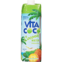 Vita Coco Coconut Water, Pineapple, 33.8 Fluid ounce