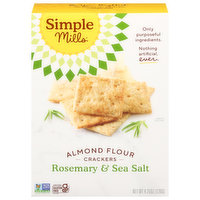 Simple Mills Crackers, Almond Flour, Rosemary & Sea Salt, 4.25 Ounce