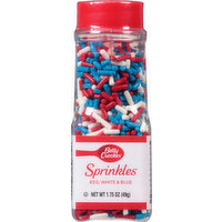 Betty Crocker Sprinkles, Red, White & Blue, 1.75 Ounce