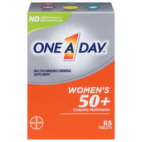 One A Day Multivitamin, Complete, Women's 50+, Tablets, 65 Each