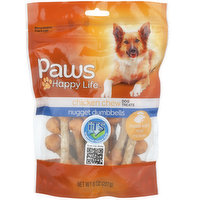 Paws Happy Life Chicken Chew Nugget Dumbbells Dog Treats, 8 Ounce