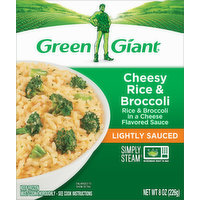 Green Giant Cheesy Rice & Broccoli, Lightly Sauced, 8 Ounce