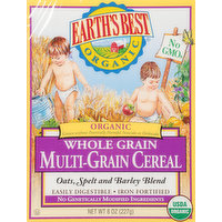 Earth's Best Organic Multi-Grain Cereal, Organic, Whole Grain, 8 Ounce