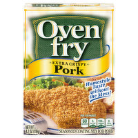 Oven Fry Seasoned Coating Mix, Pork, Extra Crispy, 4 Ounce