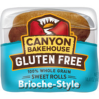 Canyon Bakehouse Sweet Rolls, Whole Grain, Brioche-Style, 6 Each