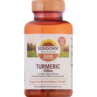 Sundown Turmeric, 500 mg, Capsules, 90 Each