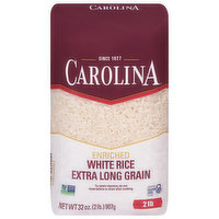 Carolina White Rice, Extra Long Grain, Enriched, 32 Ounce