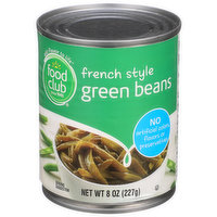 Food Club French Style Green Beans, 8 Ounce