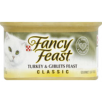 Fancy Feast Cat Food, Gourmet, Classic, Turkey & Giblets Feast, 3 Ounce