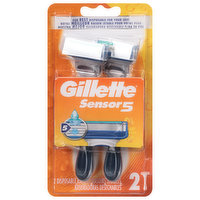 Gillette Razors, Disposable, 2 Each