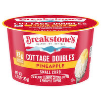 Breakstone's Cottage Cheese, Lowfat, Pineapple, 2% Milkfat, Small Curd, 4.7 Ounce