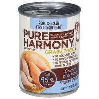 Pure Harmony Dog Food, Grain Free, Chicken, Super Premium, 12.5 Ounce