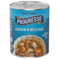 Progresso Soup, Chicken & Wild Rice, Traditional, 19 Ounce