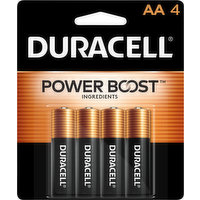 Duracell Batteries, Alkaline, AA, 1.5 V, 4 Each