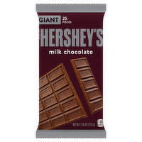 Hershey's Milk Chocolate, Giant, 25 Each