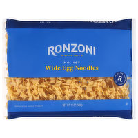 Ronzoni Egg Noodles, Wide, No.167, 12 Ounce