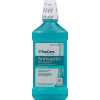 TopCare Mouthwash, Antiseptic, Blue Mint, 33.8 Ounce