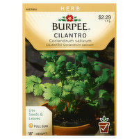 Burpee Seeds, Cilantro, 1.7 Gram