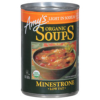 Amy's Soups, Low Fat, Organic, Minestrone, 14.1 Ounce
