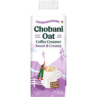 Chobani Coffee Creamer, Sweet & Creamy, Oat, 24 Fluid ounce