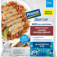 Perdue Chicken Breast, Carved, Rotisserie Seasoned, 8 Ounce