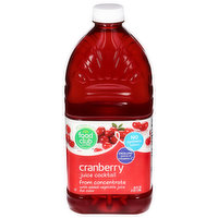 Food Club Juice Cocktail, Cranberry, 64 Fluid ounce