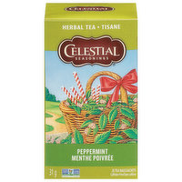 Celestial Seasonings Herbal Tea, Caffeine Free, Peppermint, Tea Bags, 20 Each