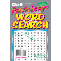 Dell Magazine, Puzzle Lover Word Search, May 2022, 1 Each