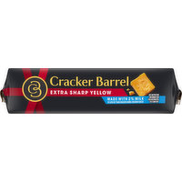 Cracker Barrel 2% Milk Reduced Fat Extra Sharp Cheddar Cheese Chunk, 8 Ounce
