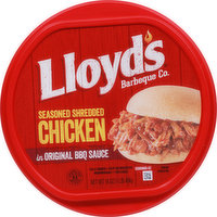 Lloyd's Shredded Chicken, Seasoned, Original BBQ Sauce, 16 Ounce