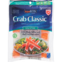 TransOcean Imitation Crab, Leg Style, 8 Ounce