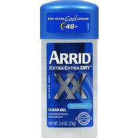 Arrid Antiperspirant Deodorant, Clear Gel, Cool Shower, 2.6 Ounce