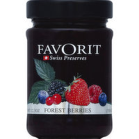 Favorit Preserves, Swiss, Forest Berries, 12.3 Ounce