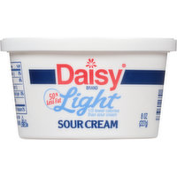 Daisy Sour Cream, 50% Less Fat, Light, 8 Ounce