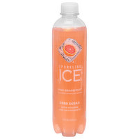 Sparkling Ice Sparkling Water, Zero Sugar, Pink Grapefruit Flavored, 17 Fluid ounce