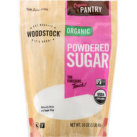 Woodstock Sugar, Powdered, Organic, 16 Ounce