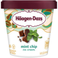 Haagen-Dazs Ice Cream, Mint Chip, 14 Fluid ounce