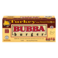 Bubba Burger Burgers, Turkey with Real Sweet Onions, 8 Each