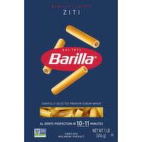 Barilla Ziti, Classic, 1 Pound