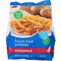 Food Club French Fried Potatoes, Seasoned, 24 Ounce