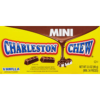 Charleston Chew Candy, Vanilla, Mini, 3.5 Ounce