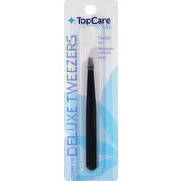 TopCare Tweezers, Deluxe, Slant Tip, 1 Each