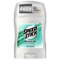 Speed Stick Deodorant, Aluminum Free, Regular, 1.8 Ounce