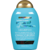 Ogx Shampoo, Argan Oil of Morocco, Extra Strength, 13 Fluid ounce